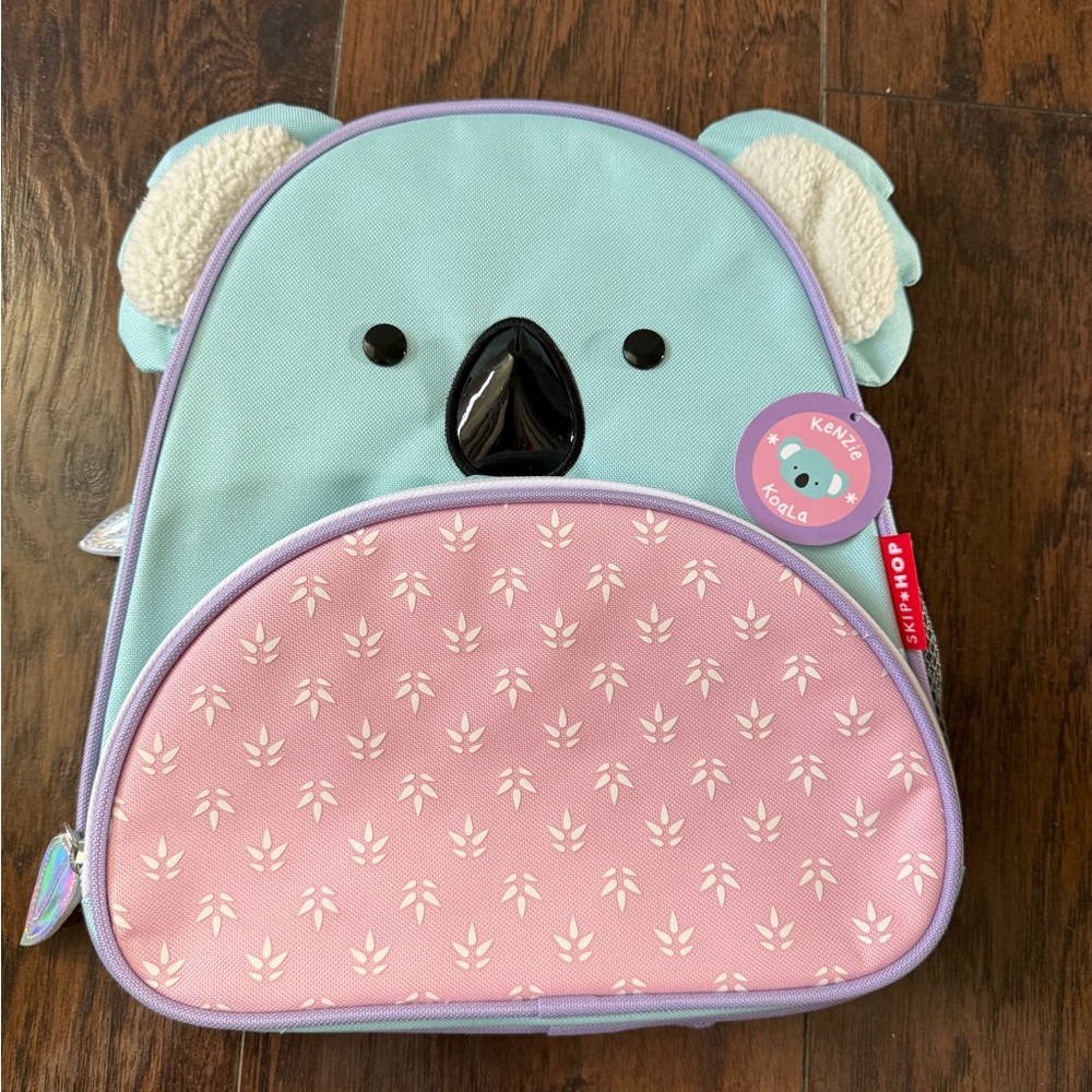Skip Hop Koala Toddler Backpack with Pink and Blue